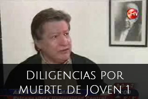 Continúan diligencias por muerte de joven